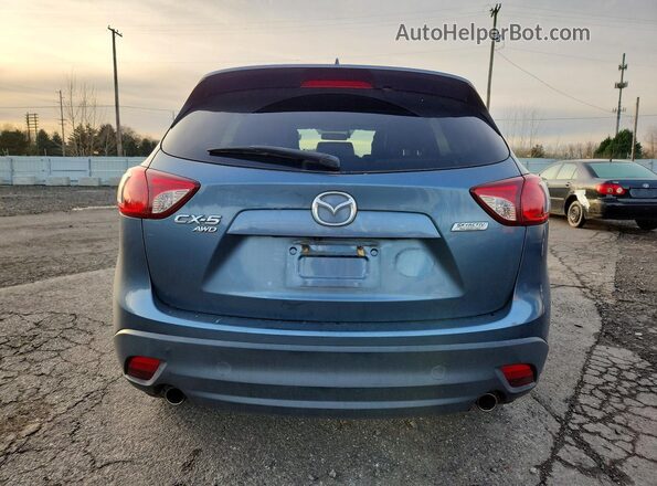 JM3KE4DY2G0664237 2016 MAZDA CX-5 Blue Rear view