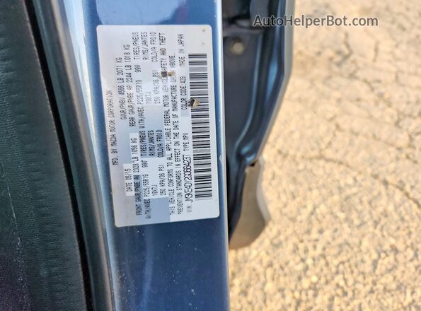 JM3KE4DY2G0664237 2016 MAZDA CX-5 Blue VIN sticker view