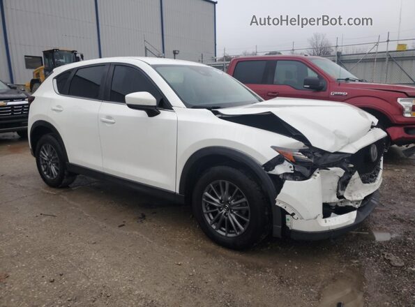 JM3KFABM3K0638072 2019 MAZDA CX-5 White წინა მარჯვენა