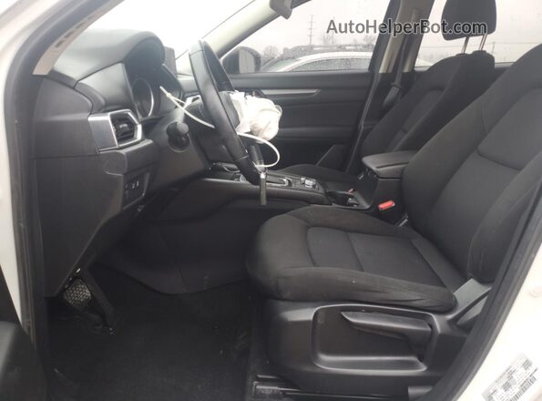 JM3KFABM3K0638072 2019 MAZDA CX-5 White წინა სალონის ხედი