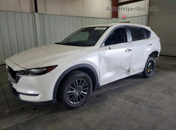 JM3KFACM0K1516097 2019 MAZDA CX-5 White წინა მარცხენა ხედი სამი მეოთხედიდან