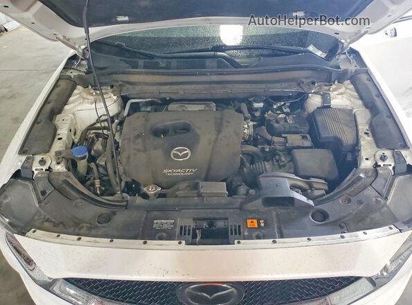JM3KFACM0K1516097 2019 MAZDA CX-5 White ძრავის განყოფილების ხედი