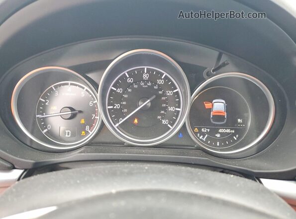JM3KFACM1K1573800 2019 MAZDA CX-5 Blue Widok zestawu wskaźników