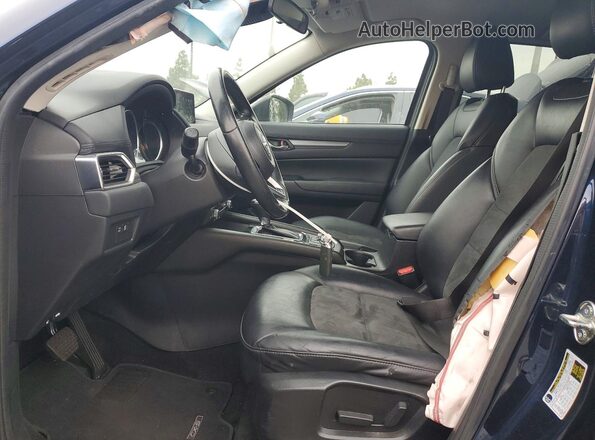 JM3KFACM1K1573800 2019 MAZDA CX-5 Blue Widok wnętrza z przodu