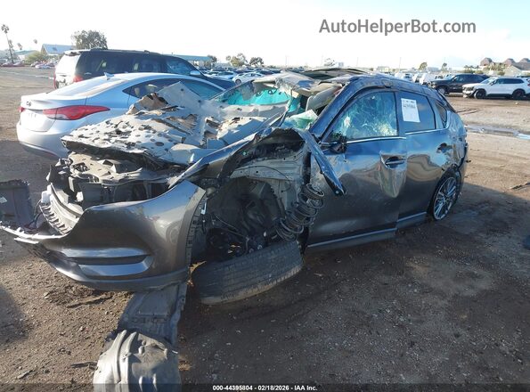 JM3KFACM2K1545097 2019 MAZDA CX-5 Серый Передняя левая четверть