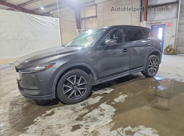 JM3KFACM8J0469082 2018 MAZDA CX-5 Gray Przód lewy