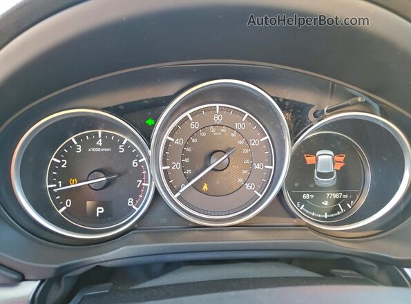 JM3KFACM9J0353485 2018 MAZDA CX-5 Серый Вид щитка приборов