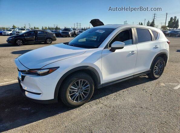 JM3KFACM9K0698467 2019 MAZDA CX-5 White წინა მარცხენა ხედი სამი მეოთხედიდან