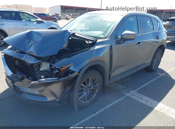 JM3KFACMXL0793346 2020 MAZDA CX-5 Gray Передня ліва чверть
