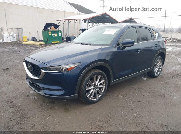 JM3KFADM4K1556732 2019 MAZDA CX-5 Синий Передняя левая четверть
