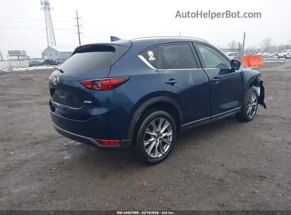 JM3KFADM4K1556732 2019 MAZDA CX-5 Синий Задняя правая четверть