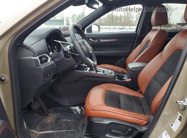 JM3KFBAY8S0592698 2025 MAZDA CX-5 Желто-коричневый Вид салона спереди