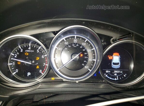 JM3KFBBM4R0394335 2024 MAZDA CX-5 Blue Widok zestawu wskaźników