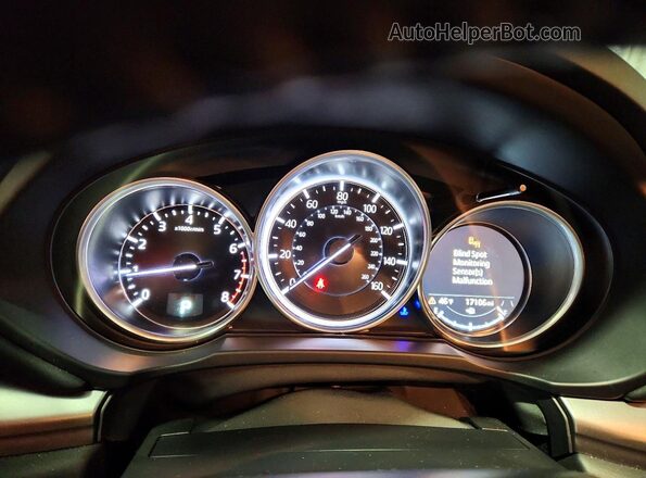 JM3KFBCL1S0679182 2025 MAZDA CX-5 White ხელსაწყოთა პანელის ხედი
