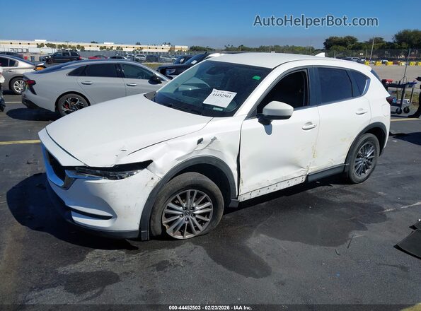 JM3KFBCMXL0777668 2020 MAZDA CX-5 Белый Передняя левая четверть