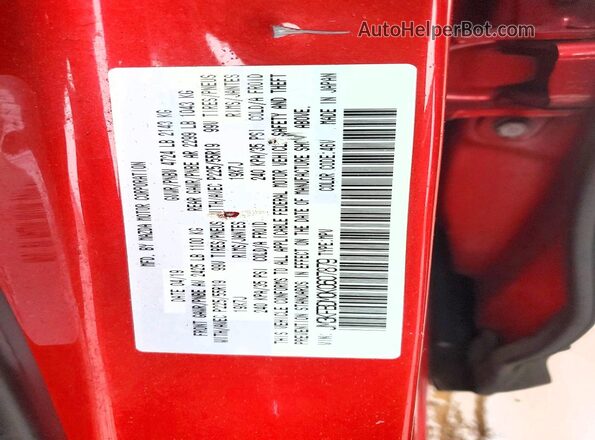 JM3KFBDM0K0607879 2019 MAZDA CX-5 Красный Вид наклейки с VIN-кодом