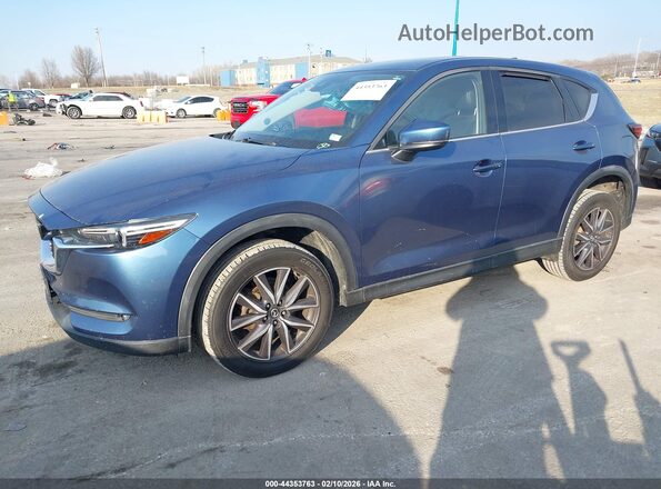 JM3KFBDM2J0410601 2018 MAZDA CX-5 Blue Przód lewy
