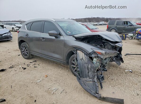 JM3KFBDM6J0401559 2018 MAZDA CX-5 Серый Передняя правая четверть