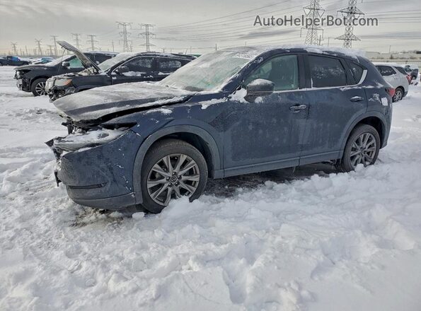 JM3KFBDMXM1371271 2021 MAZDA CX-5 Blue Przód lewy