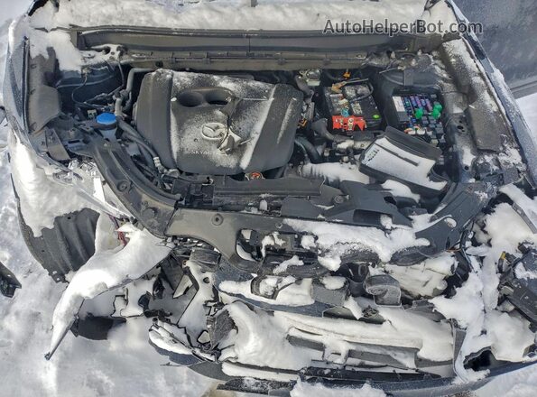 JM3KFBDMXM1371271 2021 MAZDA CX-5 Blue Widok wnętrza z tyłu