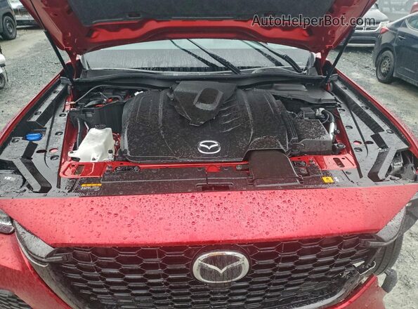 JM3KJCHD3S1114366 2025 MAZDA CX-70 Красный Вид подкапотного пространства