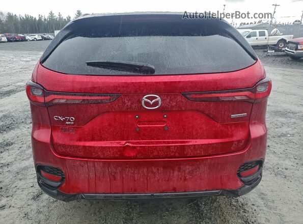 JM3KJCHD3S1114366 2025 MAZDA CX-70 Красный Вид сзади