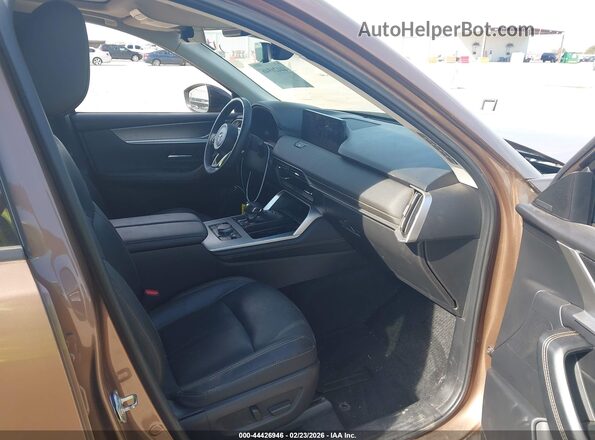 JM3KJDHA7S1109232 2025 MAZDA CX-70 PHEV Коричневый Вид салона спереди