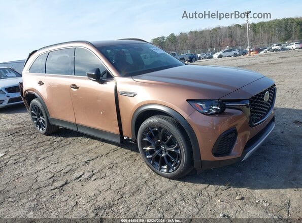 JM3KJEHDXS1129877 2025 MAZDA CX-70 Коричневый Передняя правая четверть