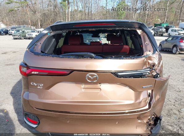 JM3KJEHDXS1129877 2025 MAZDA CX-70 Коричневый Вид спереди