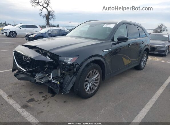 JM3KKBHA5R1160238 2024 MAZDA CX-90 PHEV Черный Передняя левая четверть