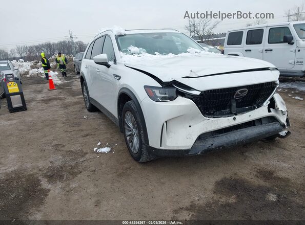 JM3KKBHA6S1238371 2025 MAZDA CX-90 PHEV Белый Передняя правая четверть