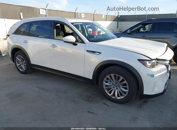 JM3KKBHA8S1197693 2025 MAZDA CX-90 PHEV Белый Передняя правая четверть