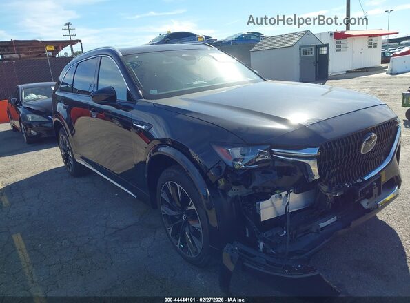 JM3KKDHC6S1233717 2025 MAZDA CX-90 Черный Передняя правая четверть