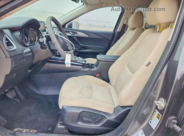 JM3TCABY2H0138008 2017 MAZDA CX-9 Серый Вид салона спереди