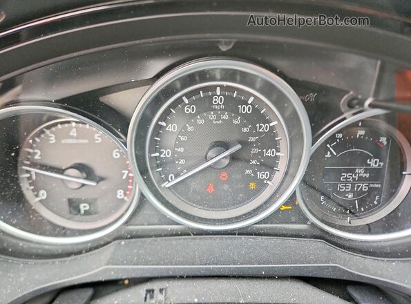 JM3TCABY9G0109863 2016 MAZDA CX-9 White Widok zestawu wskaźników