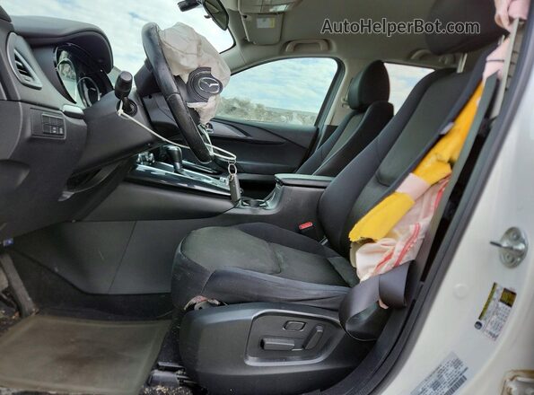 JM3TCABY9G0109863 2016 MAZDA CX-9 White Widok wnętrza z przodu