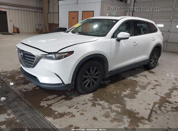 JM3TCACY3G0112059 2016 MAZDA CX-9 White წინა მარცხენა ხედი სამი მეოთხედიდან
