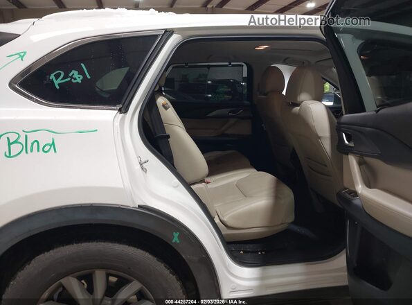 JM3TCACY3G0112059 2016 MAZDA CX-9 White VIN კოდის სტიკერის ხედი