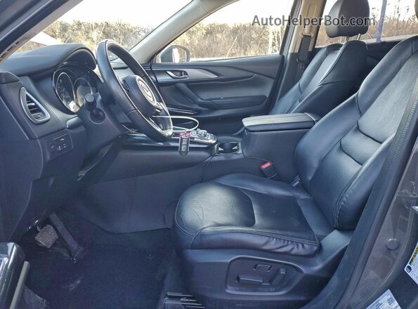 JM3TCACY4K0337115 2019 MAZDA CX-9 Gray Widok wnętrza z przodu