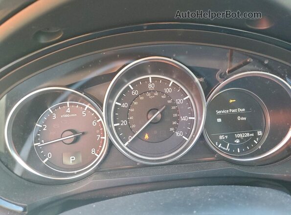 JM3TCACYXJ0218547 2018 MAZDA CX-9 Синий Вид щитка приборов