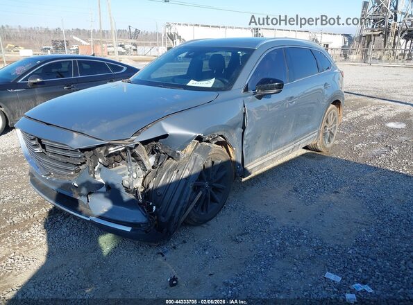 JM3TCADY2M0504637 2021 MAZDA CX-9 Blue Առջևի ձախ երեք քառորդ տեսարան