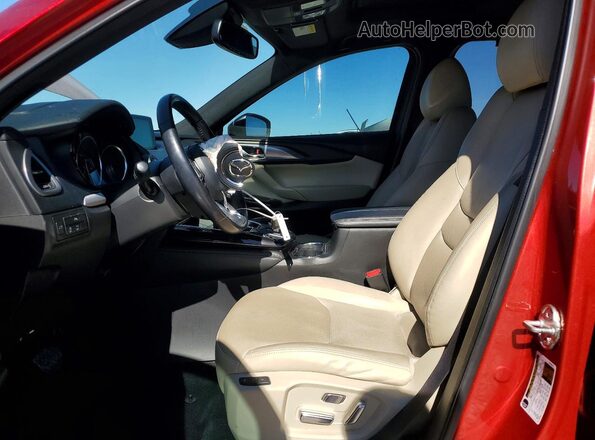 JM3TCADY5J0203534 2018 MAZDA CX-9 Красный Вид салона спереди
