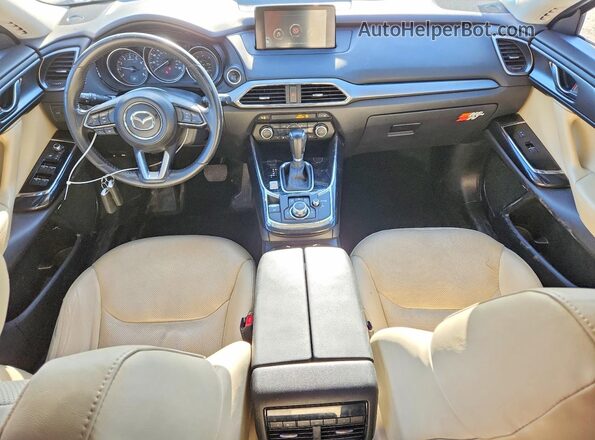 JM3TCBCY3H0132917 2017 MAZDA CX-9 Blue წინა პანელის ხედი