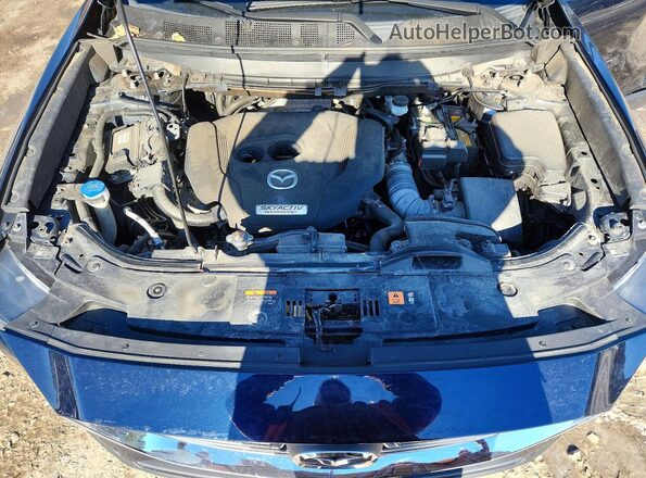 JM3TCBCY3H0132917 2017 MAZDA CX-9 Blue ძრავის განყოფილების ხედი