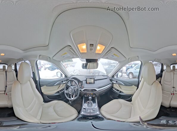JM3TCBCY3K0305620 2019 MAZDA CX-9 White Vista interior de 360 grados