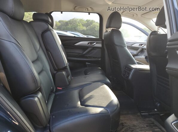 JM3TCBCY4K0334480 2019 MAZDA CX-9 Blue Rear interior view