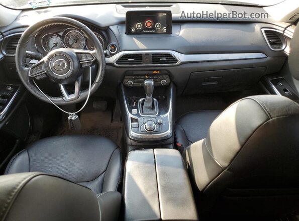 JM3TCBCY4K0334480 2019 MAZDA CX-9 Blue Dashboard view