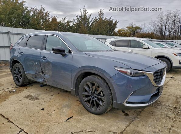 JM3TCBDY7P0655645 2023 MAZDA CX-9 Синий Передняя правая четверть