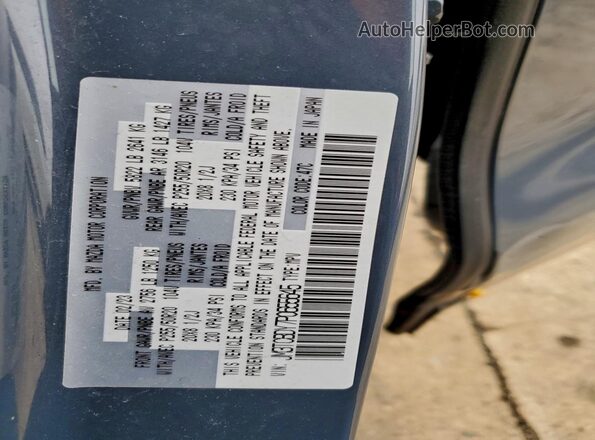 JM3TCBDY7P0655645 2023 MAZDA CX-9 Синий Вид наклейки с VIN-кодом