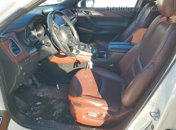 JM3TCBEY6G0104993 2016 MAZDA CX-9 Белый Вид салона спереди